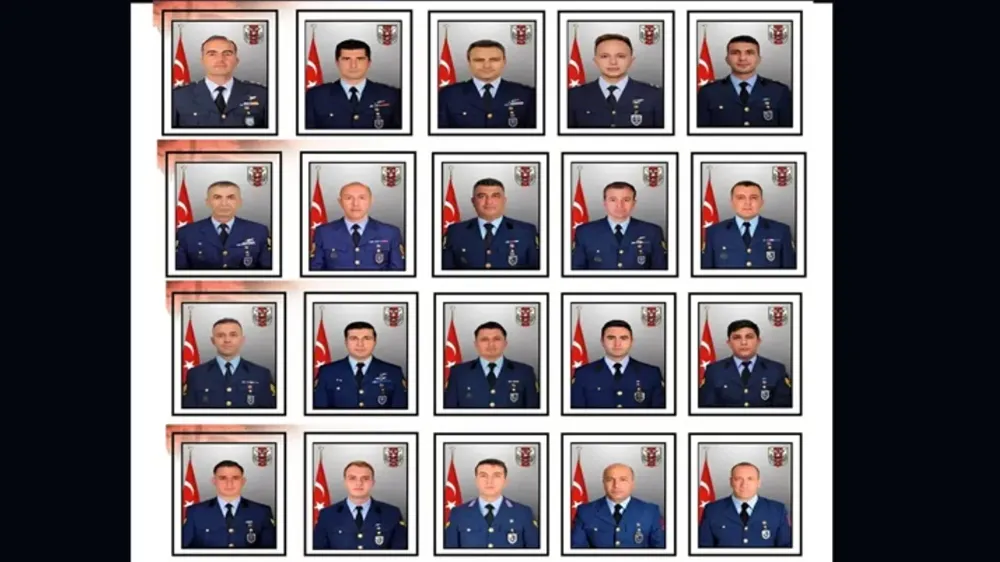 C130 Uçak Kazasında Şehit Olan 20 Askerin Kimlikleri ve Rütbeleri Açıklandı