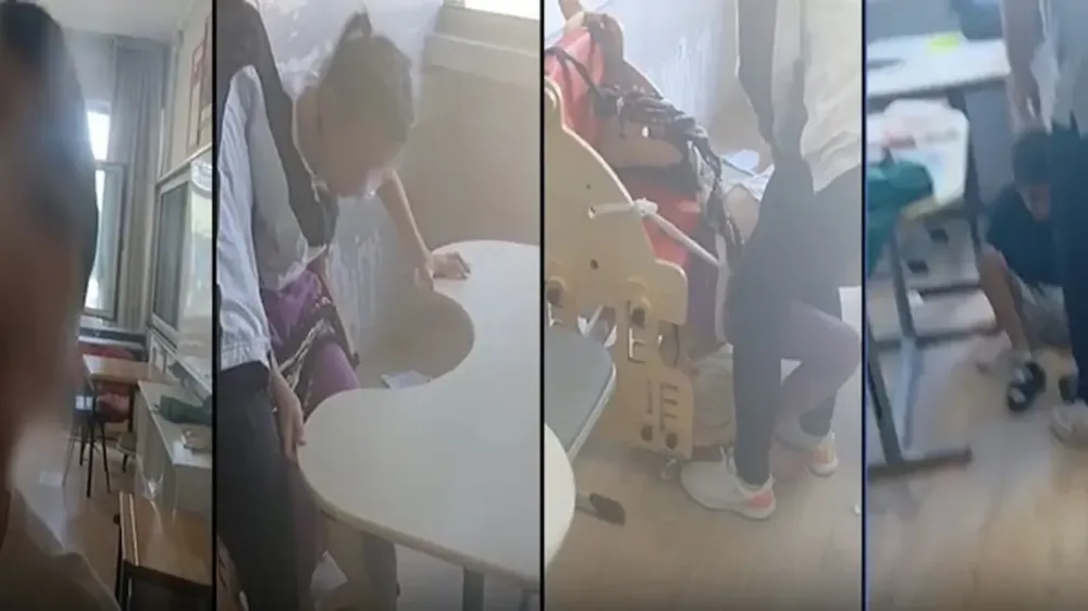 Otizmli Öğrenciler Sıralara Bağlandı ve Hakarete Uğradı