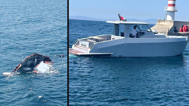 Yalova’dan Yunanistan’a açılan iş adamının teknesi parçalanmış halde bulundu, kendisi kayıp!